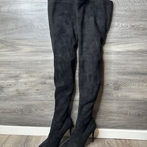 Elegant Black Over-the-Knee Women's Boots